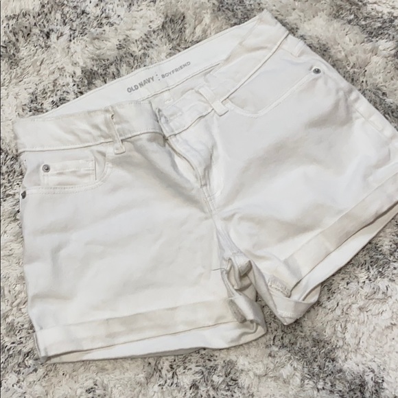 High rise white shorts - Picture 1 of 2